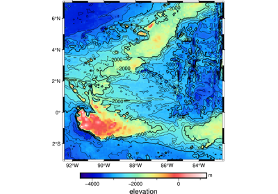 Creating a map with contour lines