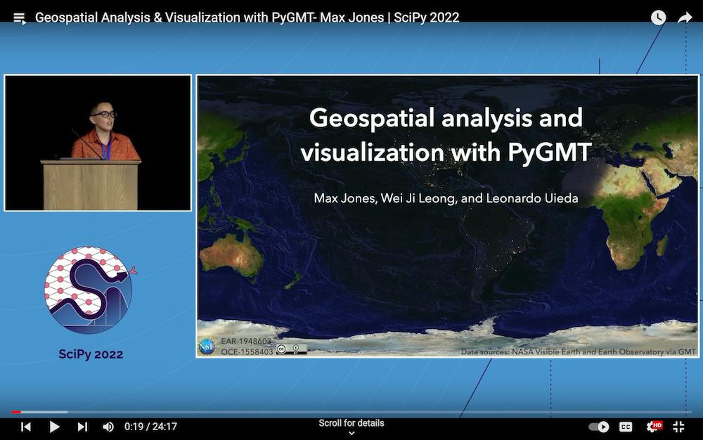 SciPy 2022 YouTube video